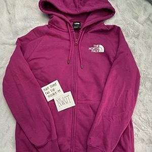 the north face full zip hoodie